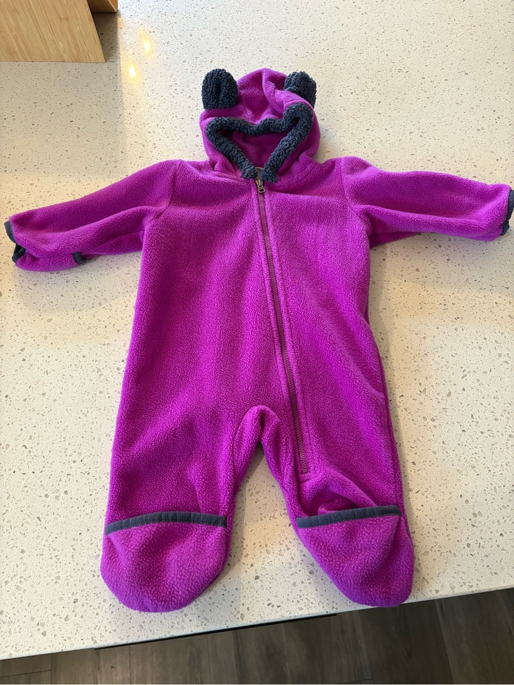 Columbia 3-6 Month Fleece Bunting Snowsuit